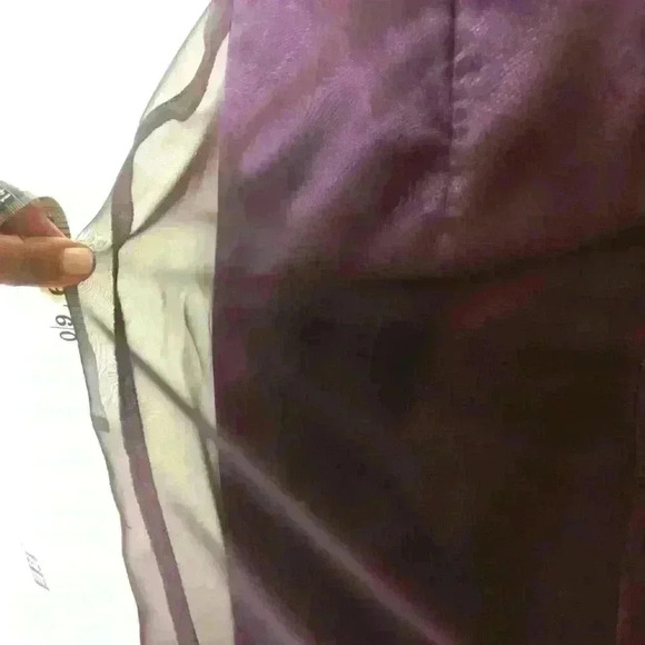 👗 Elegant One Shoulder Purple Bridesmaid dress - Picture 5 of 5